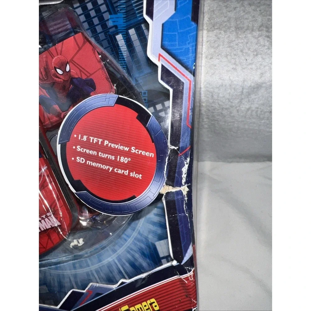 Marvel Ultimate Spider-Man Digital Camcorder/Camera 1.8 TFT Screen New